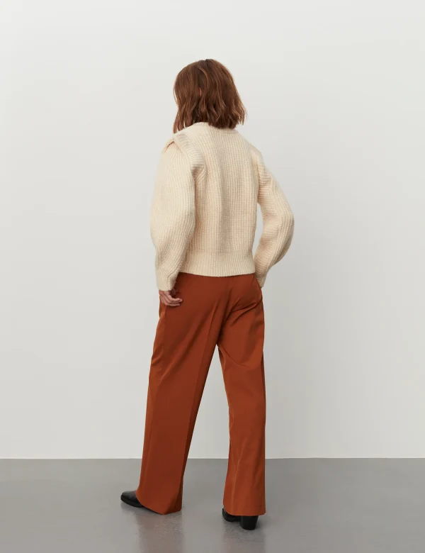 Mille Daily Sleek Pants_2NDDAY_leather brown