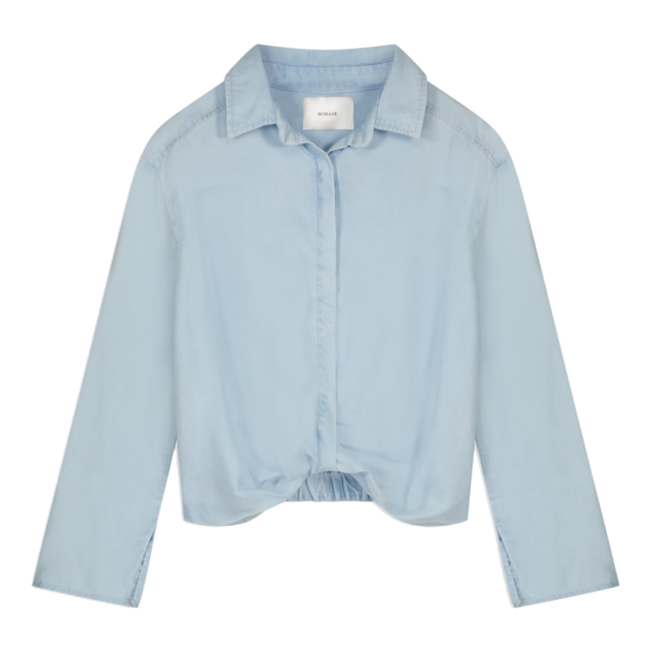Homage_Flowy_Tuck_In_Blouse_Blue