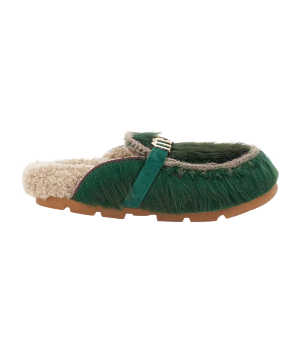 Mou - Winter Bio Slide LH Ponyskin Green