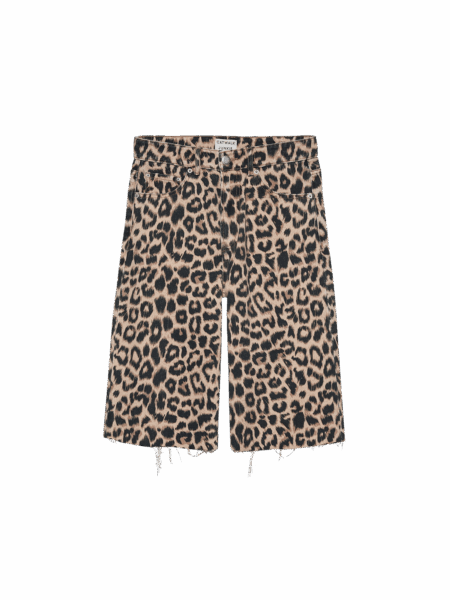 Catwalk Junkie - Loose fit Leopard Jorts