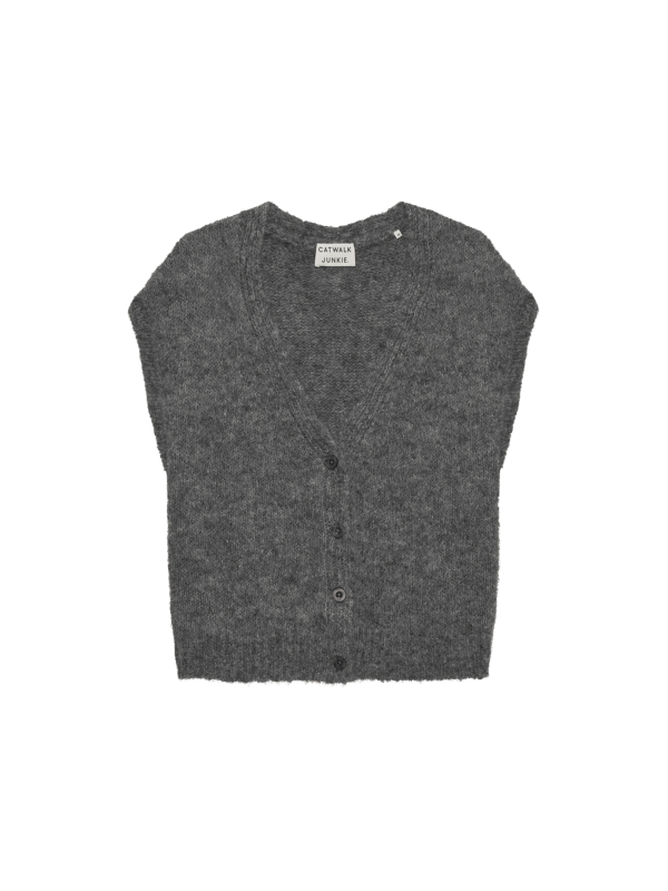 Catwalk Junkie - Vneck button up spencer