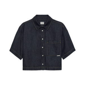 Catwalk Junkie - Short sleeve denim blouse - 36