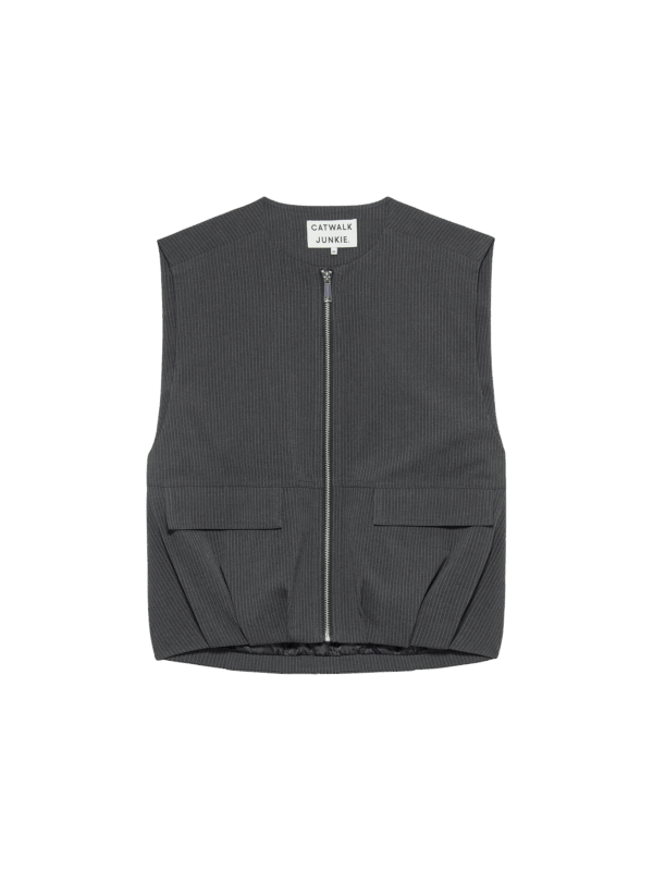 Catwalk Junkie - Pinstripe Bodywarmer