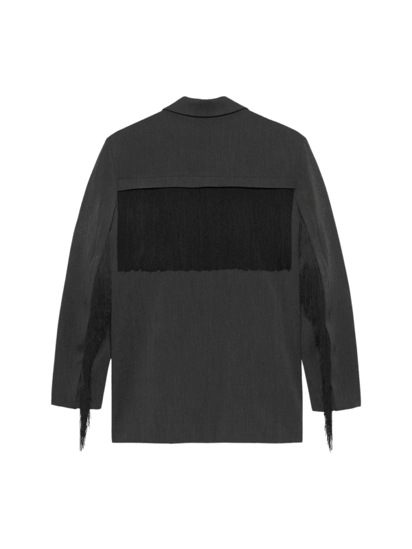 Catwalk Junkie - Oversized fringe blazer