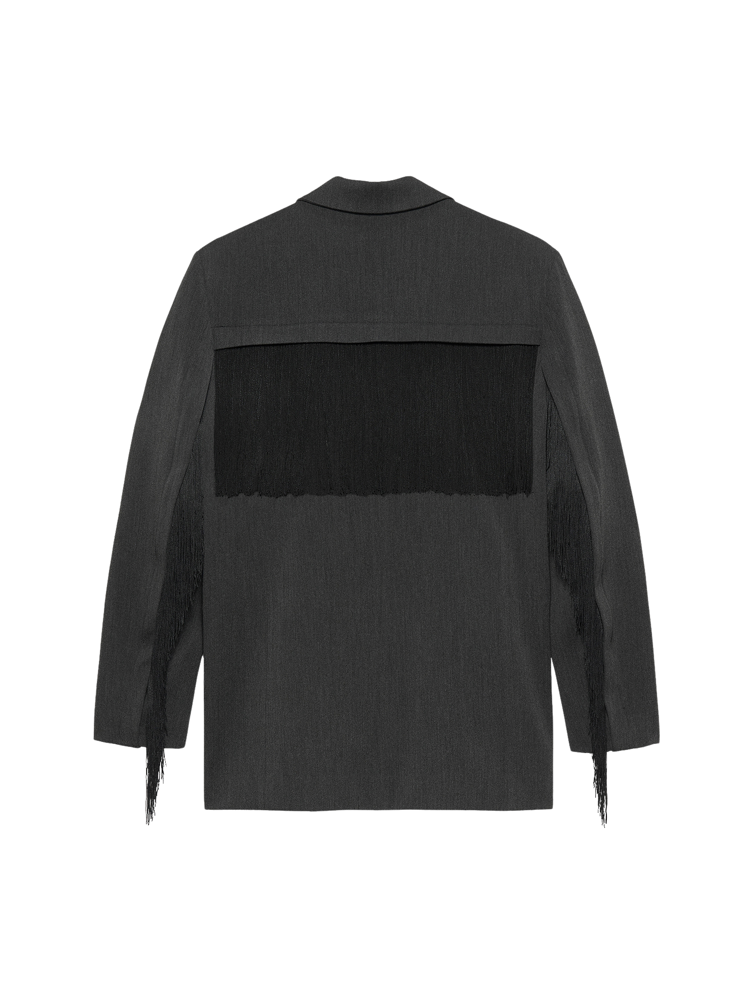 Catwalk Junkie - Oversized fringe blazer