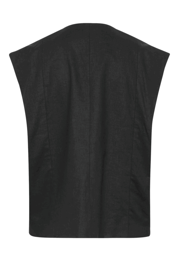 Gestuz - GZizza linen waistcoat - Afbeelding 2