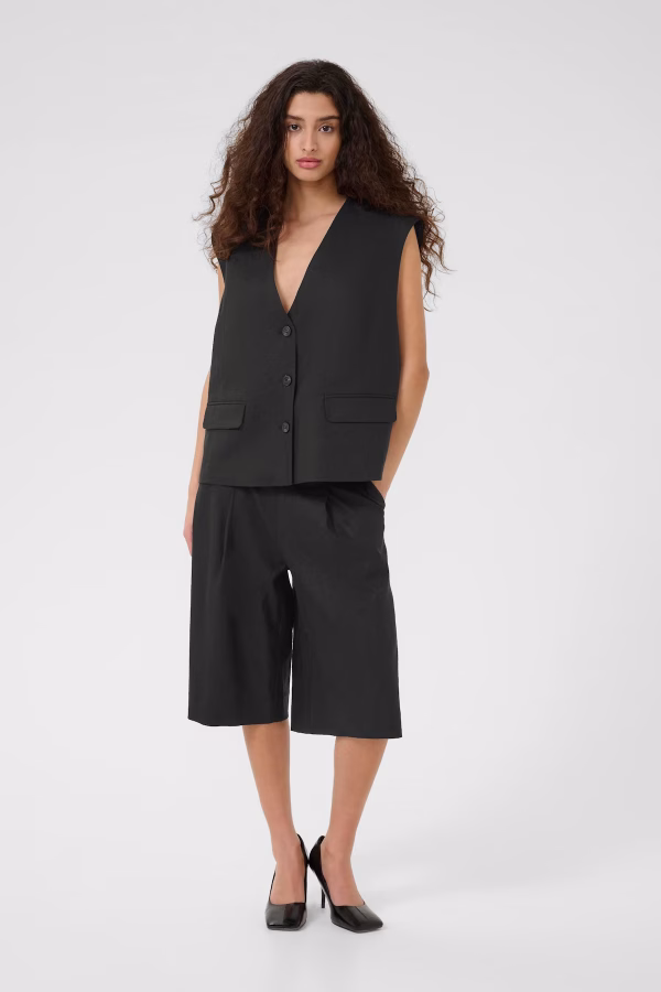 Gestuz - GZizza linen waistcoat - Afbeelding 3