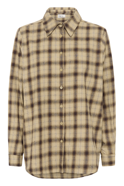 MY ESSENTIAL WARDROBE Sahim Shirt | Capers / Brown Rice