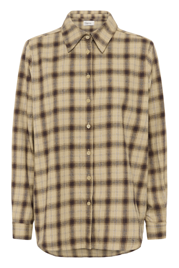 MY ESSENTIAL WARDROBE Sahim Shirt | Capers / Brown Rice