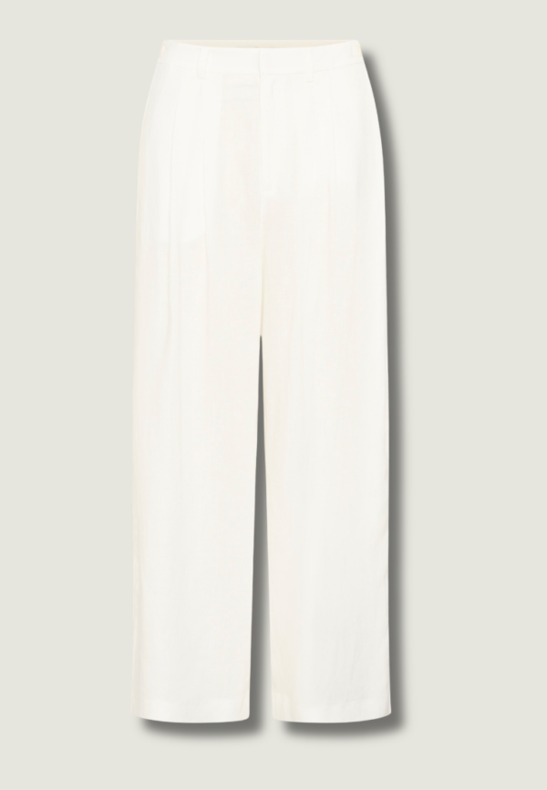 GESTUZ Riava MW Pants | Bright White