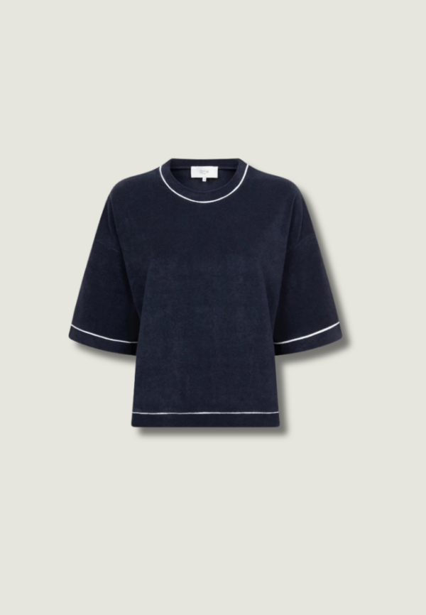 ÂME Klaxon T-Shirt | Navy