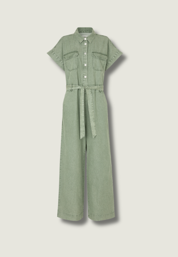 LOLLYS LAUNDRY Mathilde Jumpsuit | Dusty Green