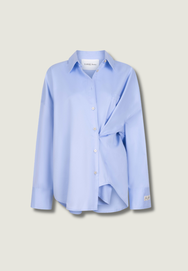 LOVE STORIES Hailey Shirt | Light Blue