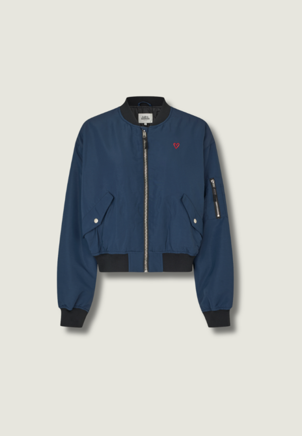 LOLLYS LAUNDRY Liw Bomber Jacket | Dark Navy