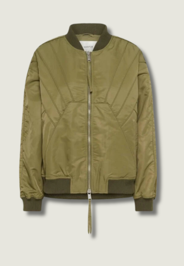GESTUZ Aurora Bomber | Dusky Green