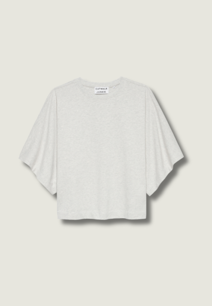CATWALK JUNKIE Batsleeve T-shirt | Light Grey