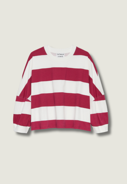 CATWALK JUNKIE Oversized Bold T-shirt | Cranberry Juice
