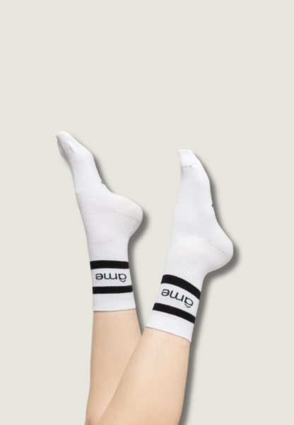 ÂME Kanye Socks | White