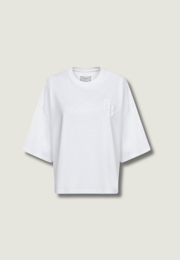 ÂME Eloise-A Boxy T-Shirt | White