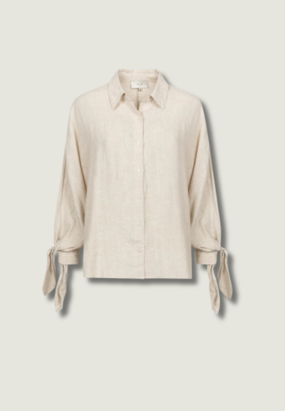 ÂME Nugget Linnen Shirt | Beige