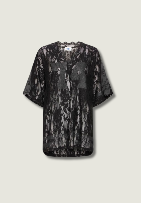 BALL Bafine lace OZ tee | Black