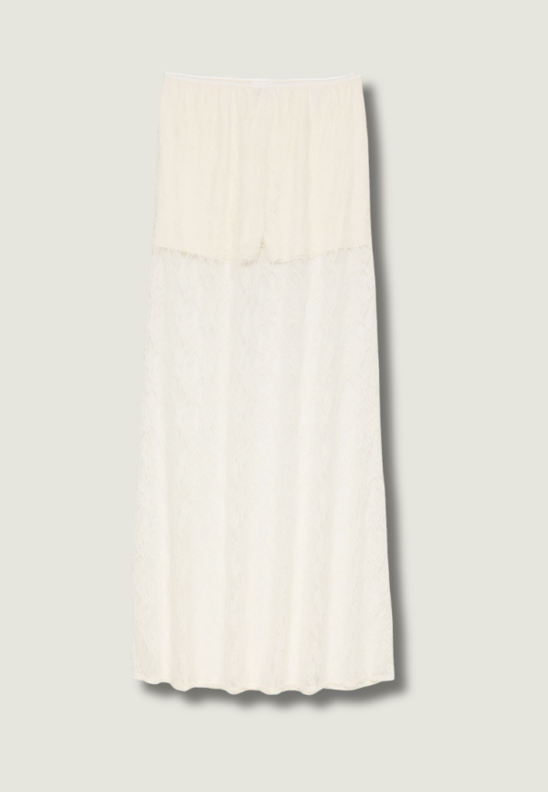 CATWALK JUNKIE Lace Skirt | Egret