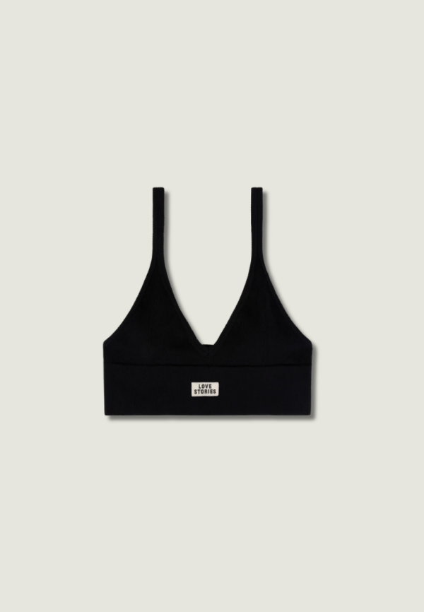 LOVE STORIES Posey Bralette | Black