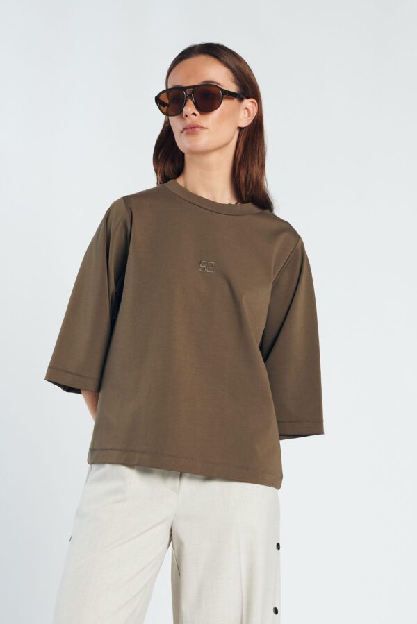 SPOOQ Oversized Tee | Olive