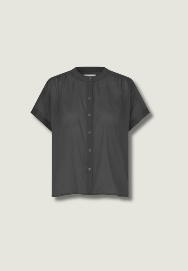 LOLLYS LAUNDRY Mya Shirt | Washed Black