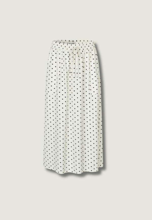 LOLLYS Akane Maxi Skirt | Dot Print