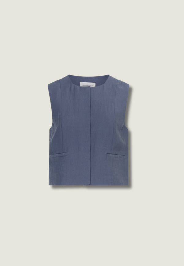 MSCH Frode Waistcoat | Vintage Indigo