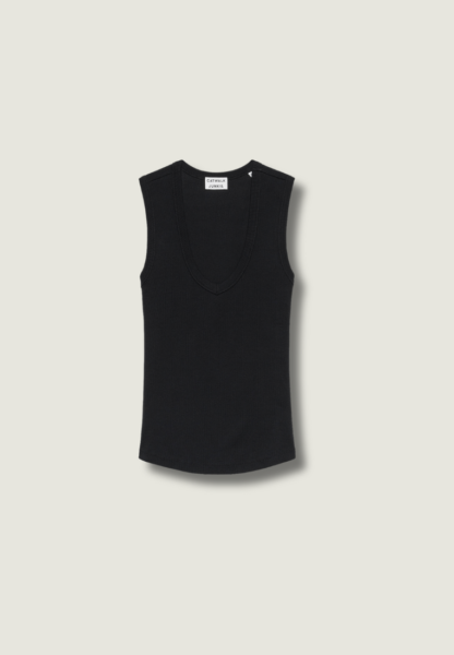 CATWALK JUNKIE V-neck Singlet | Black