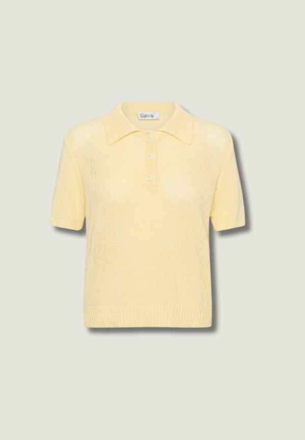 MEW Diva Polo Pullover | Lemon Icing